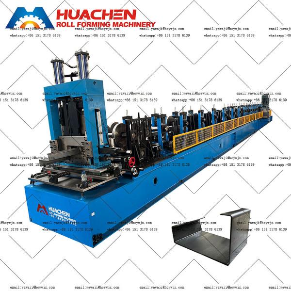 Quality C60-250 Automatically C Channel Machine Light C Purlin Roll Forming Machine wholesale