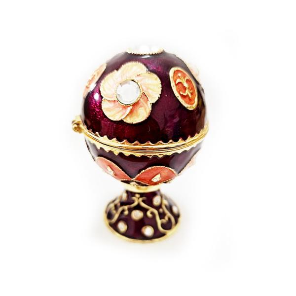 Faberge Egg Trinket Box Faberge Egg Trinket Box Egg Shaped Jewelry Box for Women Egg Trinket Box Gift Birthday Gifts