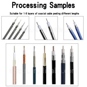 YH-8240 Maximum 9-Layer Coaxial Cable Rotary Stripping Machine for Wire Cable 5