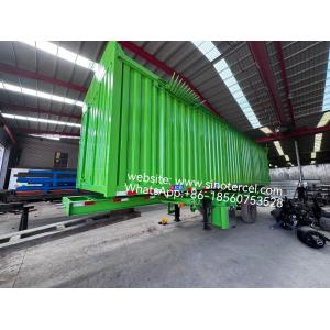 60 Ton Enclosed Box Semi Trailer with High-Strength Steel Body