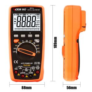 VICTOR 86C 3999 Counts Auto Ranging Digital Multimeter With Usb Output LCD