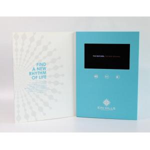 Rechargeable opening Veremonies lcd video brochure card with TFT screen / USB