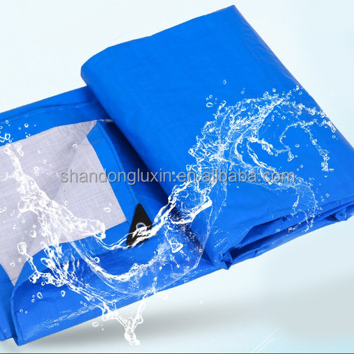 Quality Waterproof Woven Fabric Tarpaulin 50-300gsm Width 2m-100m LDPE Laminated PE Tarpaulin wholesale