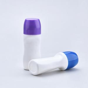 30ml Roll On Deodorant Containers Plastic Purple Cap Empty Roller Bottle