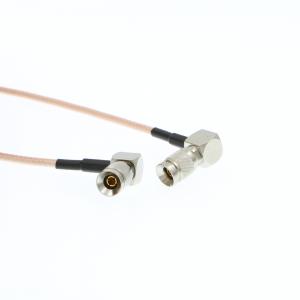 China DIN 1.0/2.3 Right Angle to Right Angle HD SDI Cable for Blackmagic Video Assist on sale