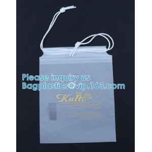 Biodegradable Drawstring Laundry Bag With Printing,Logo Printed Poly Drawstring