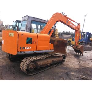 China 6T weight Used Crawler Excavator Hitachi EX60 A-BD30 engine with Original Paint on sale