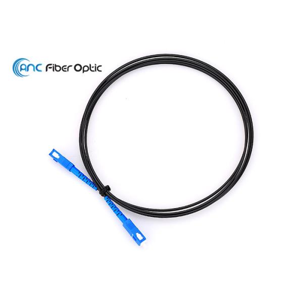 Quality SC APC Outdoor FTTH Fiber Optic Patch Cord SM Self Supporting Aerial Drop Cable wholesale