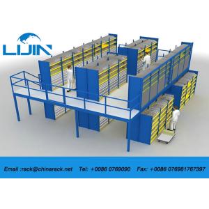 Display Pallet Rack Mezzanine Systems Heavy Duty / Medium Duty Bottom Shelf