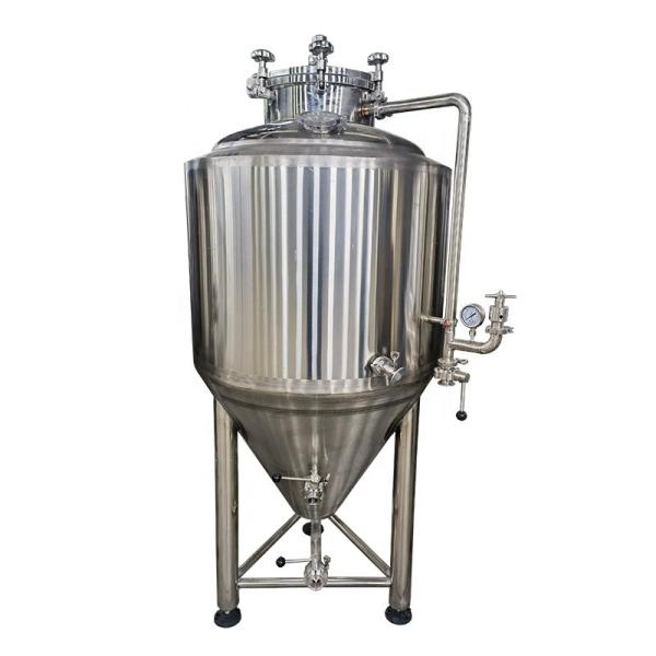 Quality 80mm Polyurethane Insulation Conical Beer Fermentation Tank for Fermenting Equipment wholesale