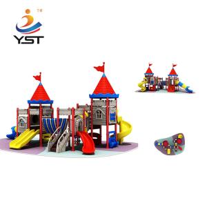 LLDPE Combined Amusement Kids Playground Slide Antistatic Environmental Friendly
