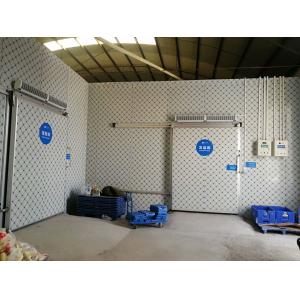 Compressor Cooling System Cold Storage Room Walk In Freezer With Floor Panel