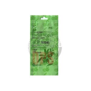 China OPP PE Gusseted Pouch Packaging With Shape Handle 9*18cm For Reference on sale