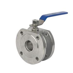China ISO 9001 Standard Flange Ball Valve with 304/316 Stainless Steel Thin End and Function on sale