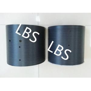 Fully Machined Bolted Connection Wire Rope Sheaves Black Polymer Material