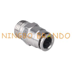 China Brass Pneumatic Air Connector Male Straight 1/8'' 1/4'' 3/8'' 1/2'' on sale