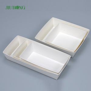 F Flute Recycled Biodegradable Paper Container Fast Food Shop OEM ODM