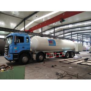 JAC 34.5cbm 8*4 17t- 18 Tons LPG Tanker Truck With Gas Refilling Machine