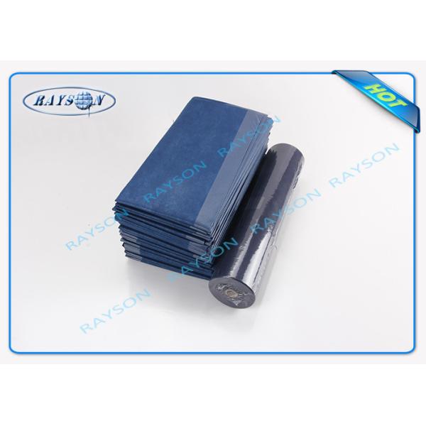 100% PP Non Woven Fabric Hygiene Medical Bed Sheet Hospital Use Waterproof