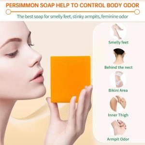 Natural Persimmon Soap For Soft Smooth Skin And Gentle Daily Cleansing