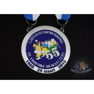 Cheap Compact Custom Made Coins Medallions , National Service Medal Circle Shape for sale