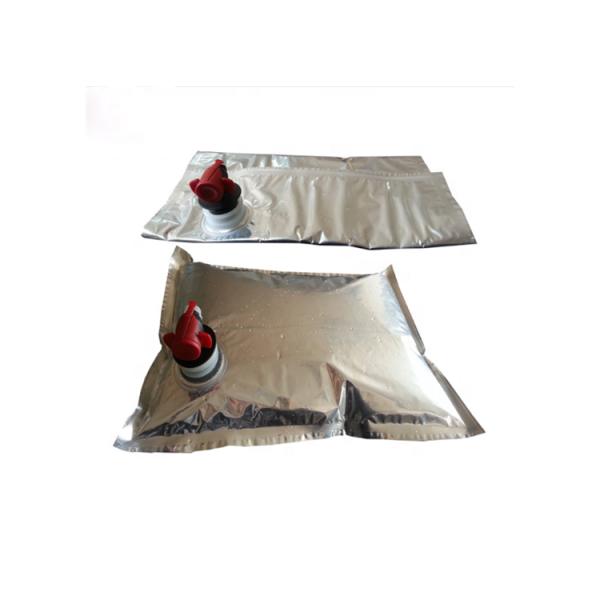 1L-220L Aluminized Disposable Beverage Bib Bag In Box For Wine Air Locked