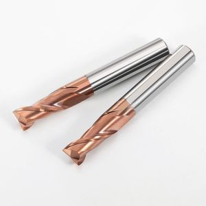 0.6um Grain Size Tungsten Carbide End Mill with 1-20mm Cutting Diameter and 55