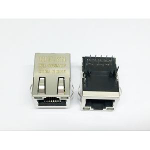 Shielded RJ45 Modular Jack Connector, Through Hole Type, with Poe