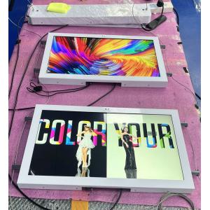 A3 Smart Hanging LCD Window Facing Display Signage Adjustable Brightness