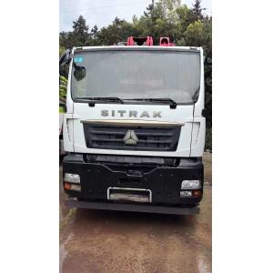 China Shacman 49m Used Concrete Pump Truck On Sitrak Chassis With Less Working Hours on sale