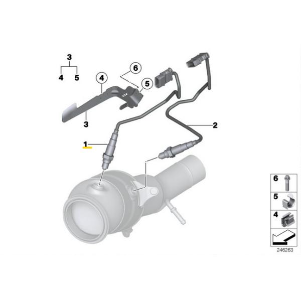 Lambda Automotive Oxygen Sensors BMW 11787589121 0258027029 F20 F21 F23 F22 F87
