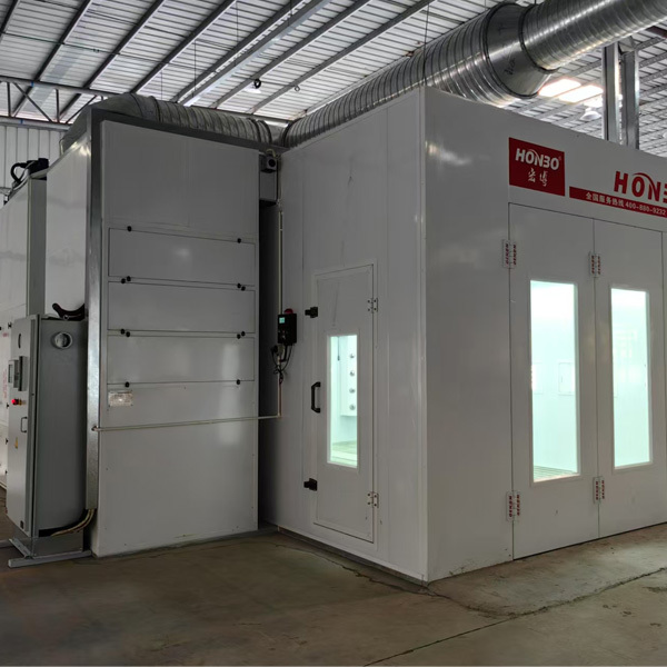 Quality Diesel Burner Car Spray Booth with 24000m3/h Capacity and 80℃ Max Temperature for Automotive Painting wholesale