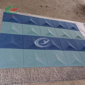 Star Textured 3D Acoustic Wall Tiles Moistureproof Multicolor