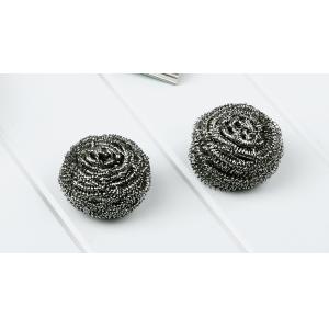 China No Splinter Stainless Steel Cleaning Pads , SS Scrubber Ideal For Pots And Pans on sale