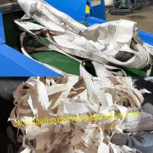 PP Raffia Jumbo Bag Crusher Super Big Sacks Grinder With Durable Alloy Tool