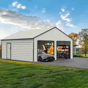 Customized Metal Steel Frame Garage Metal Structure Building Kit