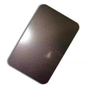 PVD Colour Bead Blasted Stainless Steel Sheet Decoiling Anti Oxidation