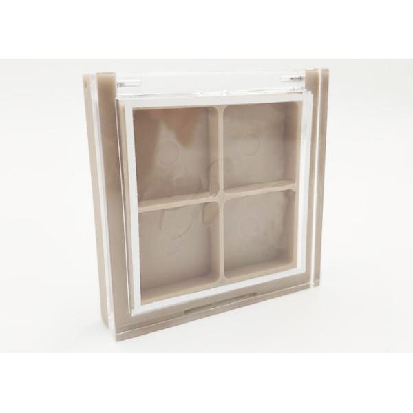 Quality 4 blocks Empty Eyeshadow Compact Case OEM / ODM wholesale