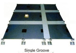FS800 18140 N / m2 Space Economized OA Raised Floor With Single Groove 600 x 600