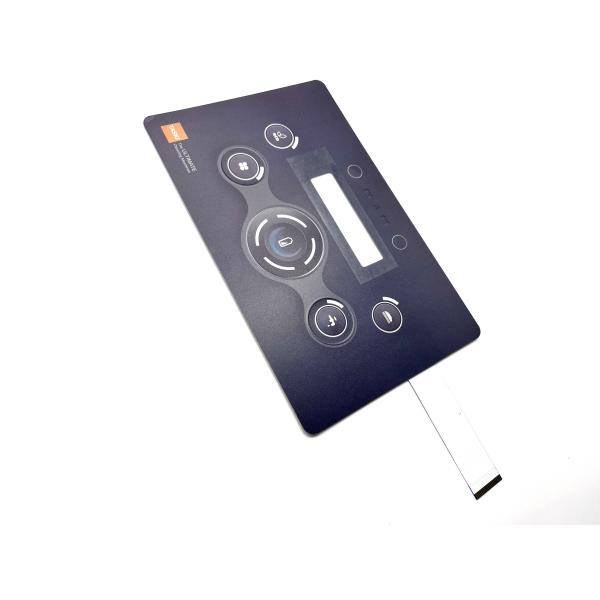 Quality FPC Copper Circuit Waterproof Membrane Switch Keypad Suppliers With LED Mounting And ZIF Connector wholesale