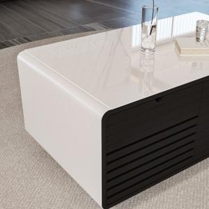 Hotel Function Smart Bedside Coffee Table with USB Wireless Charging and Modern