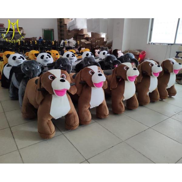 walking animal rides (24) Hansel naughty castle playground ride on plush animal electric scooter