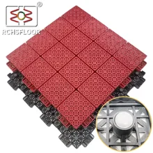 China Shock Absorbing PP Interlocking Sport Tiles Multi Color Smooth Surface for Gym and Playground on sale