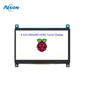 Cheap 5 Inch 800x480 HDMI Touch TFT Display 400 Cd/M2 Raspberry Pi LCD Display for sale
