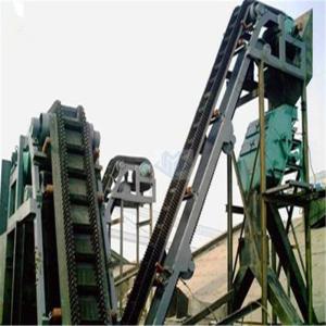 High Incline Angles Scraper Conveyor Belt System For Bulk Material Handling