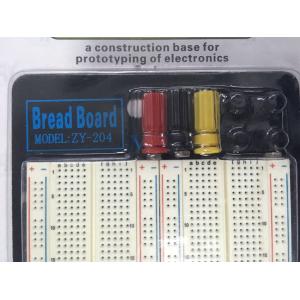 Black Aluminum Plate 1660 Tie Point Circuit Board Breadboard & 3 Binding Posts