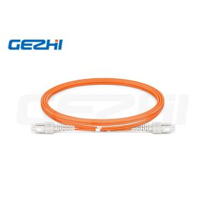 SC UPC To SC UPC Duplex OM1 Multimode Patch Cord For CATV Network