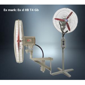ATEX Explosion-Proof Pivoting Fan 6600-1800m³/h IP54 Stable For Chemical Oil Gas