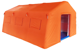 Easy to carry and transport, no need to set up an inflatable tent. Customizable.