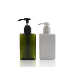 Ribbed Surface Cosmetic PETG Bottle Amber / White / Green Color Custom Tube